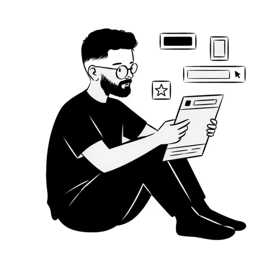 Editorial illustration of Mario with design system components